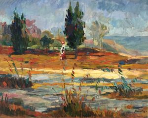 Woman Carrying Water Pitcher